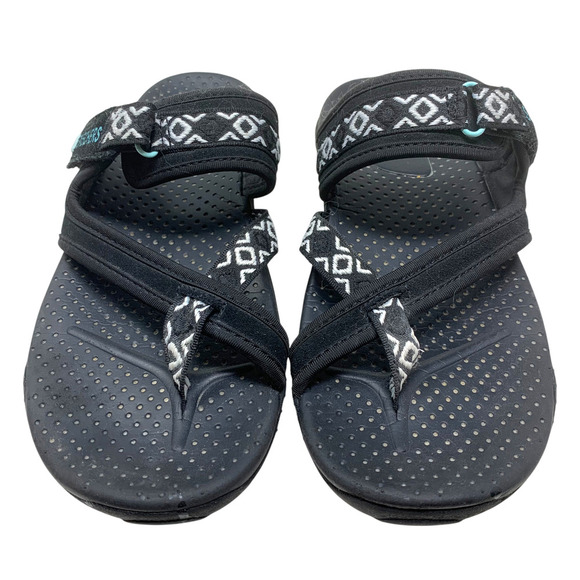 Skechers Reggae Trailway Black Sport Sandals Women's Sz 8 40798 - Picture 5 of 11